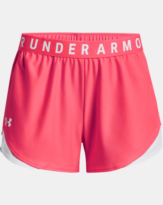 Women's UA Play Up Shorts 3.0, Pink, pdpMainDesktop image number 4